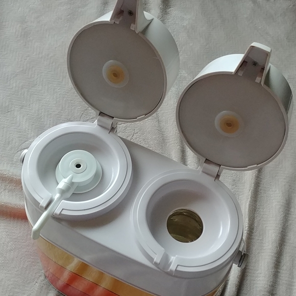 Vintage 60s 70s Twin Airpot hot cold dual thermos Japan - Picture 5 of 9